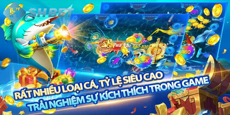 Các phòng chơi tại bắn cá Thần Tài