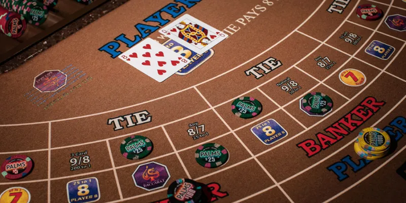 Các kiểu cược trong Baccarat và khả năng chiến thắng